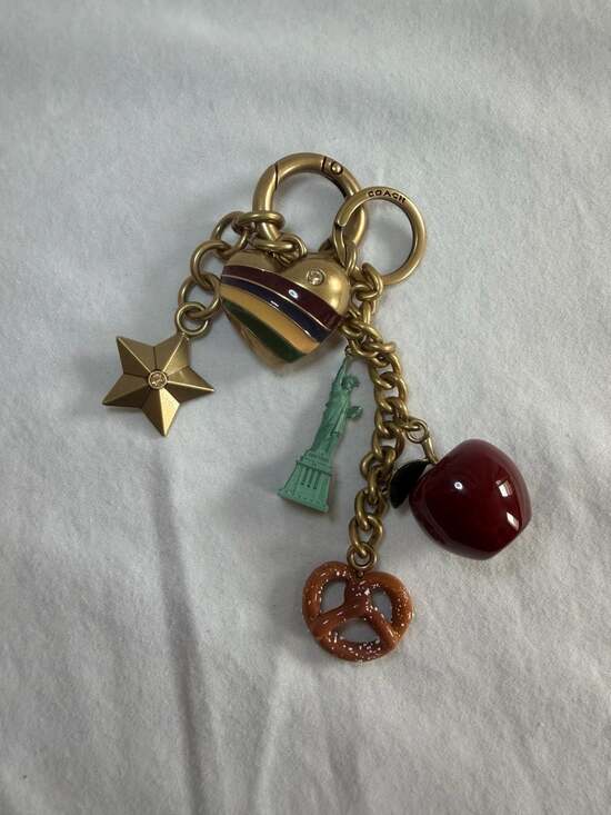 Coach Accessories - Coach NYC, Heart, and Star Bag Charms